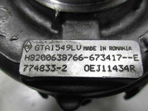 Foto 3ª: Turbocompresor Renault Koleos M9R862 (2011)
