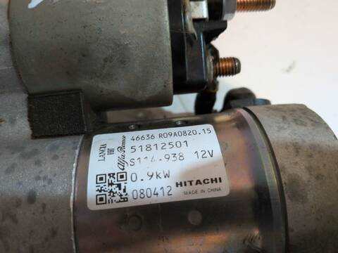 Foto 3ª: Motor de Arranque Fiat Panda 1.2 D II 169) 188A4000 (2008)