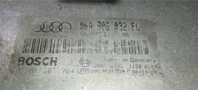 Centralita Motor ECU Audi A3 1.8 T AMBITION [1.8 LTR. - 110 KW 20V TURBO]