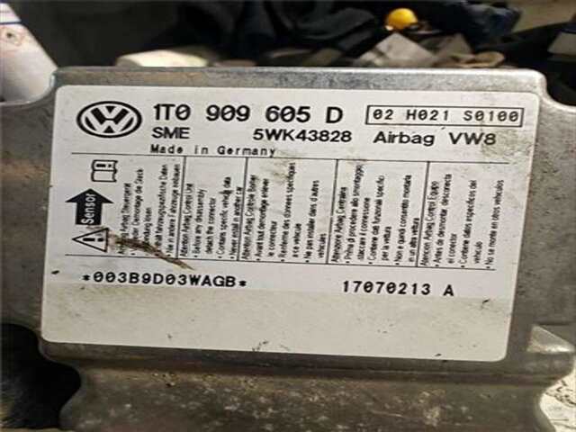 Centralita Airbag Volkswagen Touran 2.0 HIGHLINE [2.0 LTR. - 103 KW TDI]