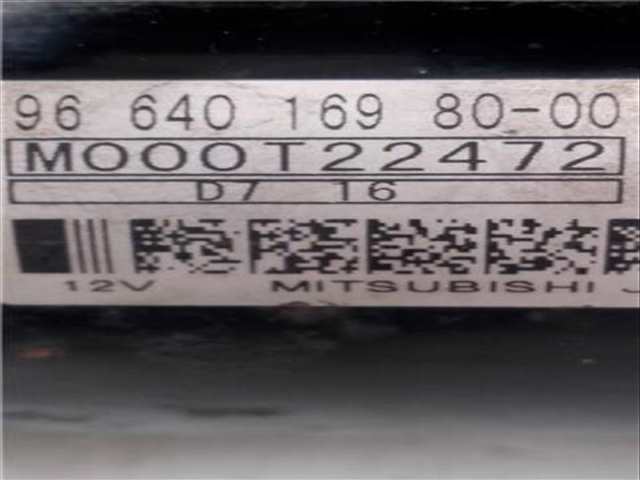 Foto 2ª: Motor de Arranque Citroen C4 1.6 EXCLUSIVE [1 6 LTR. - 80 KW 16V HDI FAP] PICASSO 109CV