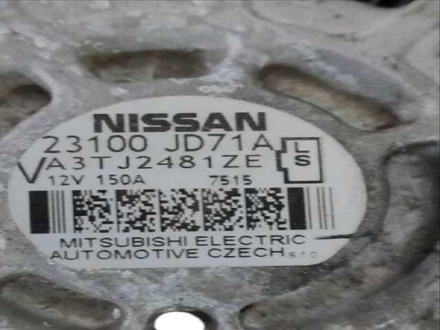 Foto 1ª: Alternador Nissan Qashqai 2.0 DCI A LAS 4 RUEDAS (2006)