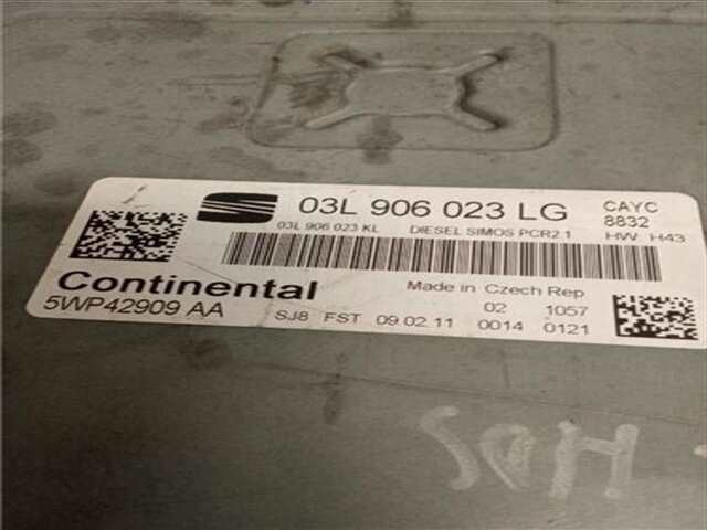 Foto 2ª: Centralita Motor ECU Seat Altea 1.6 TDI [CAYC]