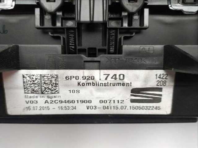 Foto 3ª: Cuadro de Instrumentos Seat Ibiza 1.2 TSI 86CV (2008)