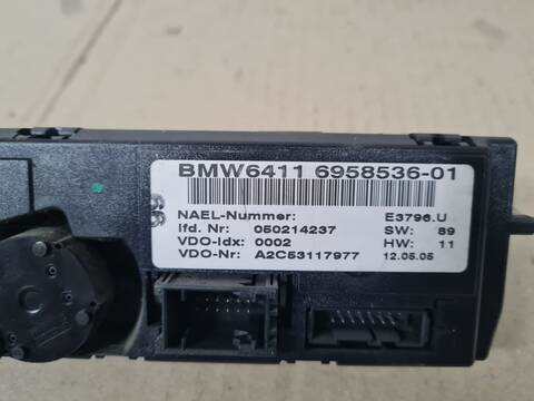 Foto 2ª: Mando Climatizador Bmw Serie 1 114 120D BERLINA 163CV 120KW [204D4] (2005)