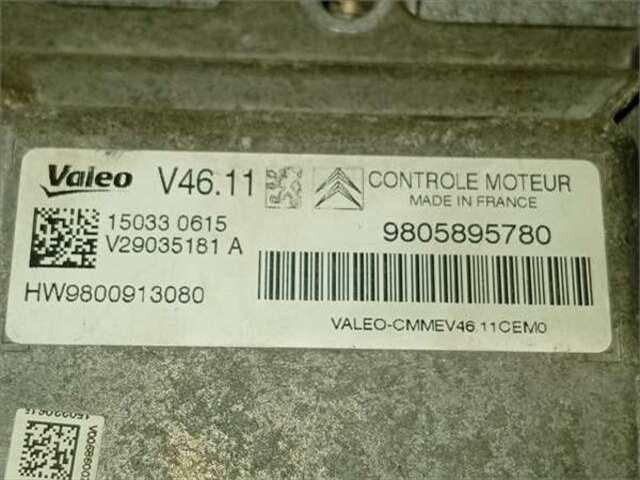 Centralita Motor ECU Peugeot 2008 1.2 ALLURE [1.2 LTR. - 60 KW 12V VTI]