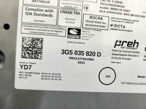 Foto 3ª: Sistema GPS Volkswagen T-Cross BASIS 95CV 70KW [DLAC] (2021)