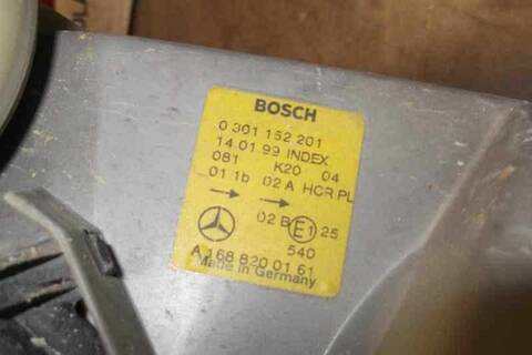 Foto 4ª: Faro Izquierdo Mercedes Clase A 140 160 168.033) 102CV 75KW [M166960] (1999)