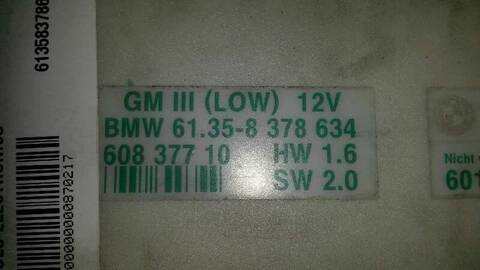 Foto 3ª: Centralita Motor ECU Bmw Serie 5 518 BERLINA 170CV 125KW (1995)