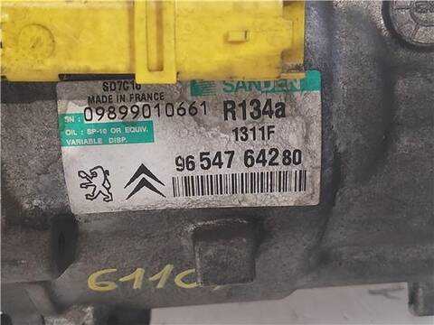 Foto 3ª: Compresor Aire Acondicionado Citroen C5 2.0 HDI RCRHRH) BERLINA 136CV 100KW [RHR (DW10BTED4)] (2007)