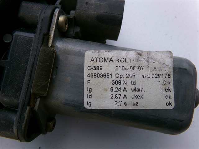 Foto 2ª: Elevalunas Eléctrico Delantero Derecho Fiat Panda 1.2 G 2003-2012 [188A4000] (2004)