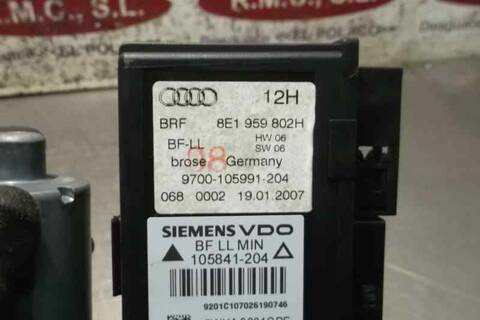 Foto 4ª: Elevalunas Eléctrico Delantero Izquierdo Audi A4 2.0 TDI 16V 103KW) BERLINA 140CV [BRE] (2007)