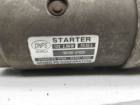 Foto 2ª: Motor de Arranque Hyundai i30 2.0 CRDI CAT 140CV 103KW [D4EA] (2008)