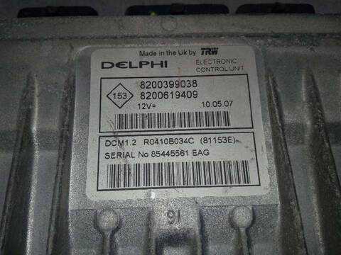 Foto 2ª: Centralita Check Control Renault Clio AUTHENTIQUE 86CV 63KW [K9K766] (2007)