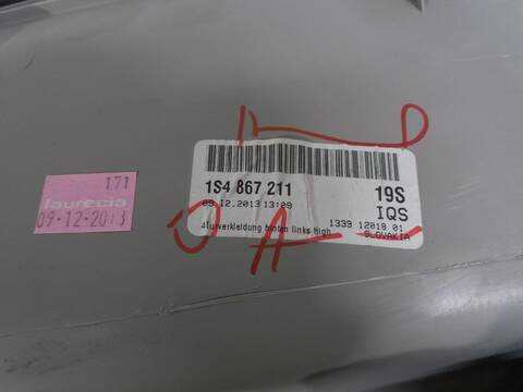 Foto 2ª: Tapizados Cartoneras Seat Mii 1.0 60CV [G/ CHY] (2011)