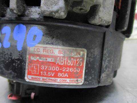 Foto 4ª: Alternador Hyundai Accent L 86CV 63KW [G 4EA] (2001)