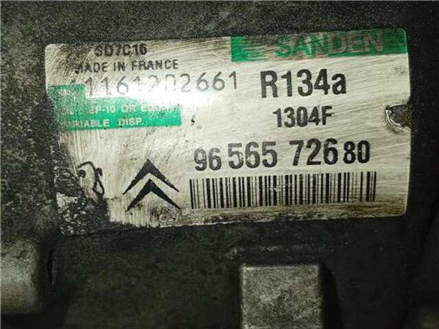 Foto 2ª: Compresor Aire Acondicionado Peugeot 407 1.6 CONFORT [1.6 LTR. - 80 KW HDI FAP CAT (9HZ - DV6TED4)] [9HZ (DV6TED4)]