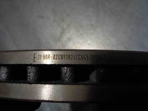 Foto 3ª: Disco Freno Delantero Peugeot 406 SLDT BERLINA 90CV 66KW [D-DHX] (1999)