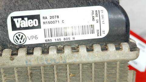 Foto 4ª: Radiador Motor Volkswagen Polo BLUEMOTION 75CV 55KW [CUSA] (2017)