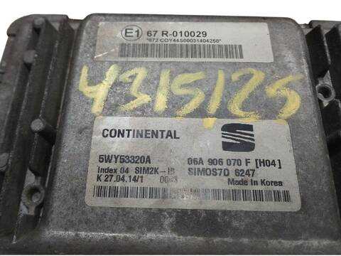 Foto 3ª: Centralita Motor ECU Seat Altea 1.6 LPG 102CV (2006)