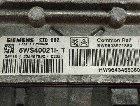 Foto 2ª: Centralita Motor ECU Citroen C3 1.4 HDI SX PLUS 68CV 50KW [8HX] (2003)