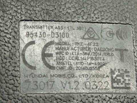 Foto 4ª: Motor de Arranque Hyundai Tucson CLASSIC BLUE 116CV 85KW [D4FD] (2018)