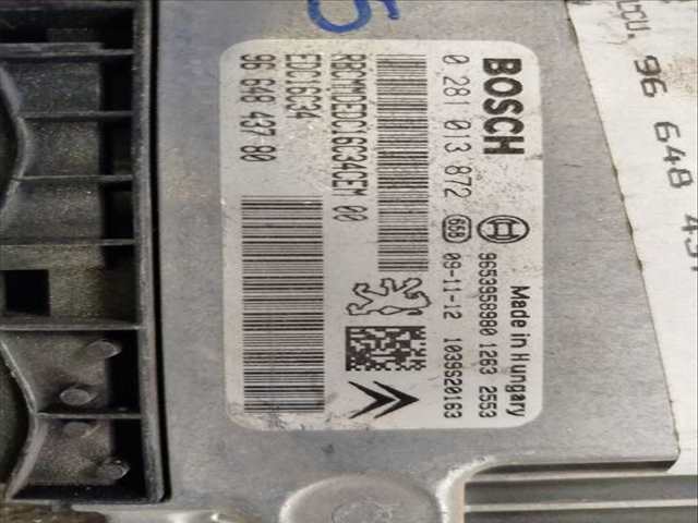 Foto 2ª: Centralita Motor ECU Citroen C4 BERLINA (2009)