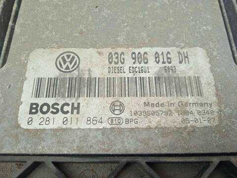 Foto 3ª: Centralita Motor ECU Seat Altea ERENCE 105CV 77KW [BJB] (2004)