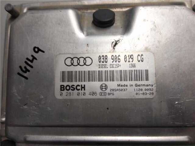 Foto 3ª: Centralita Motor ECU Audi A4 1.9 TDI (96 KW) [1.9 LTR. - 96 KW TDI] [AWX]