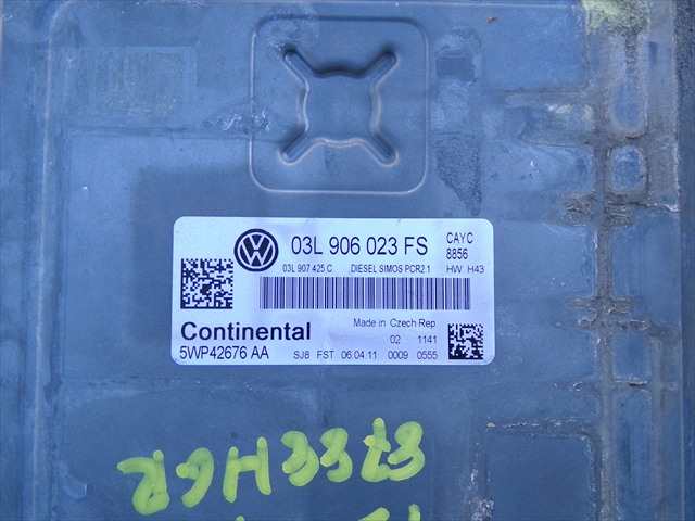 Foto 2ª: Centralita Motor ECU Volkswagen Passat 1.6 TDI 2010-2015 [CAY] (2011)
