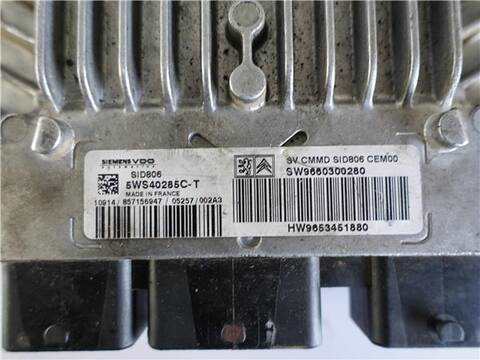Foto 3ª: Centralita Motor ECU Citroen C3 1.4 HDI 68CV 50KW [8HZ (DV4TD)] (2006)
