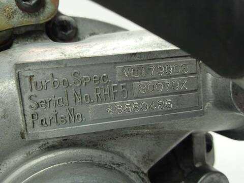 Foto 2ª: Turbocompresor Fiat Marea 2.4 TD CAT 131CV 96KW [185A6000] (1999)