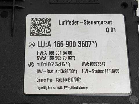 Foto 3ª: Centralita Motor ECU Mercedes Clase ML 350 3.0 V6 CDI 258CV 190KW AUT. BLUETEC EDITION 1 166.024) W166) OM642 [624826] (2011)
