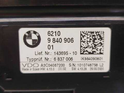 Foto 3ª: Cuadro de Instrumentos Bmw X1 SDRIVE 18 D 150CV 110KW [B47C20B] (2020)
