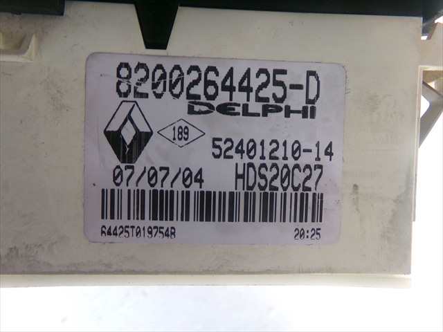 Foto 3ª: Mando Calefacción A. A. Renault Laguna 2.0 G RANCHERA,2001-2007 [F4RJ7] (2004)