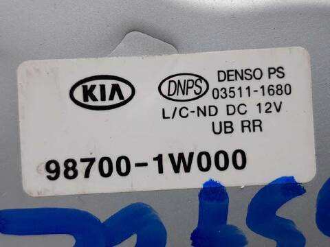 Foto 3ª: Motor Limpia Trasero Kia Rio 1.2 CAT 86CV 63KW [G4LA] (2012)