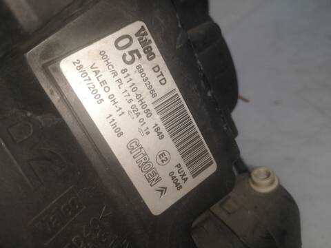 Foto 2ª: Faro Derecho Citroen C1 8HT (2007)