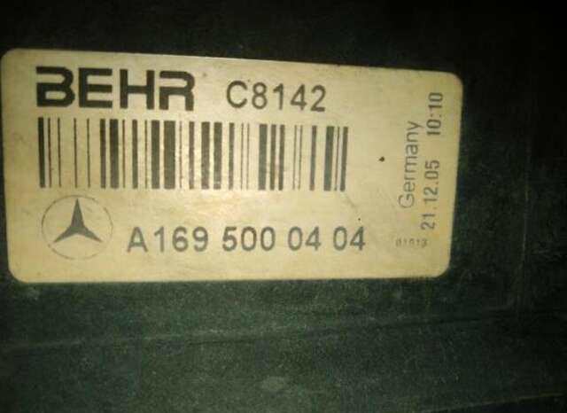 Foto 1ª: Radiador Motor Mercedes Clase B 150 2.0 200 TURBO (245.234) [2.0 LTR. - 142 KW CAT] [266980]