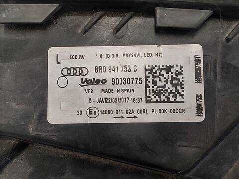 Foto 3ª: Faro Izquierdo Audi SQ5 3.0 TDI QUATTRO 326CV 240KW [CVU] (2015)