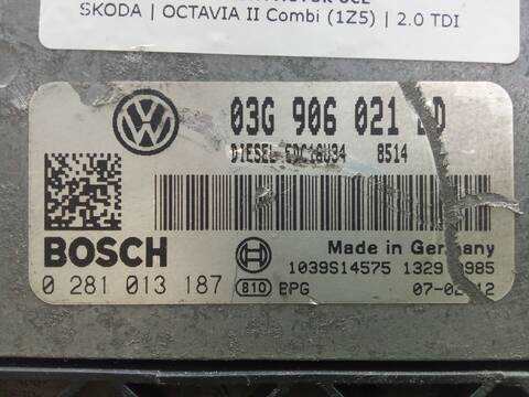 Foto 3ª: Centralita Motor ECU Skoda Octavia 2.0 TDI 140CV 103KW [BKD] (2007)
