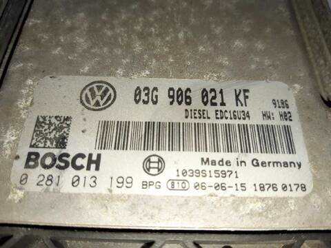 Foto 3ª: Centralita Motor ECU Volkswagen Touran TRAVELLER 140CV 103KW [BKD] (2006)