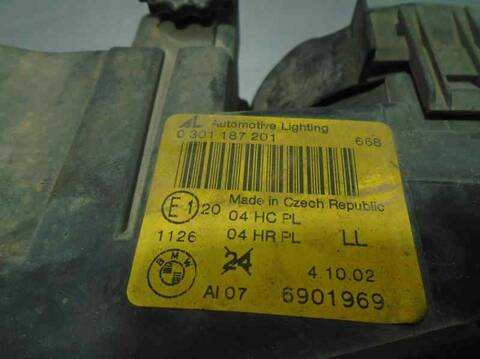 Foto 2ª: Faro Izquierdo Bmw Serie 3 315 1.8 16V 115CV 85KW [N46B18A] (2002)
