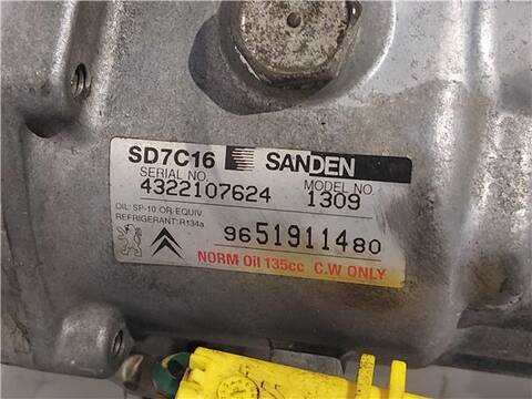 Foto 2ª: Compresor Aire Acondicionado Peugeot 307 1.6 SW 109CV 80KW [9HZ (DV6TED4)] (2006)