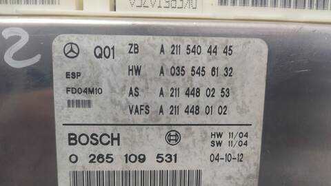 Foto 2ª: Centralita Abs Mercedes Clase E 180 E 220 CDI 211.006) BERLINA 150CV 110KW [646961] (2005)