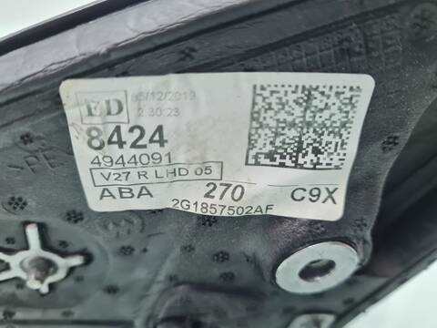 Foto 3ª: Retrovisor Derecho Volkswagen Polo ADVANCE 95CV 70KW [DGT] (2020)