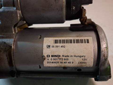 Foto 2ª: Motor de Arranque Opel Corsa A13DTE (2014)