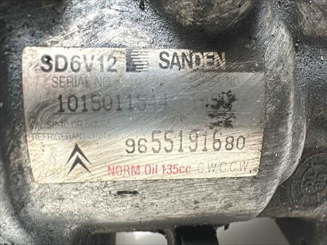 Foto 3ª: Compresor Aire Acondicionado Citroen C2 1.4 GASOLINA [G-KFV] (2006)