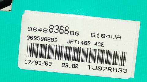 Foto 3ª: Cuadro de Instrumentos Peugeot 206 XN BERLINA 75CV 55KW [KFW] (2003)