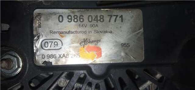 Foto 1ª: Alternador Opel Combo 1.3 CARGO L1H1 2.2T [1.3 LTR. - 66 KW 16V CDTI] [263A2000]