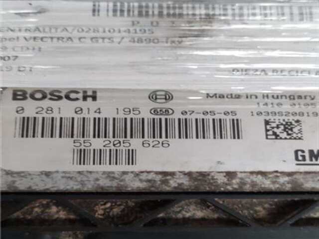 Foto 2ª: Centralita Motor ECU Opel Vectra 1.9 CDTI [Z 19 DT]